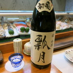 寿司栄 - 初亀　瓢月　極吟醸　初亀醸造　静岡県　180ml