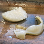 寿司栄 - 苫小牧産天然帆立　刺身