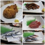 セット・小肌酢・煮こごり・まぐろ刺し・〆さば