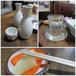 清酒・たる酒・お通し