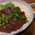 炭火居酒屋 くまさん家 - レバ刺し