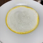 ビストロ 山．海．葉っぱ - お食事セット　本日のスープ　かぼちゃのポタージュ