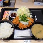 松のや - 令和4年4月
おろしポン酢ささみかつ定食 通常価格730円→新生かつ応援1COINSALEで500円