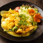 stir-fried Seafood curry