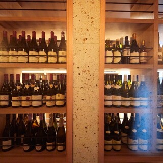 The owner's carefully selected wines and unwavering service.