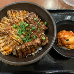 マルハのカルビ丼 - 合い盛り丼