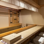 鮨 あらい - 別室 カウンター