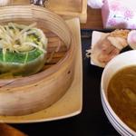 Ramenkobushi - 6月の限定メニューのつけ麺（蒸し麺）