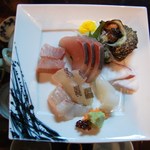富田屋 - お刺身の盛り合わせ
