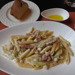 Vario - ベーコン　小柱　白菜のクリームスパ♪