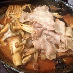 麺屋わっしょい - きのこの森でピリカラ味噌（￥890）（寺田町コラボ）