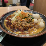 横浜家系ラーメン 丸岡商店 - 担々麺（かなり辛め）