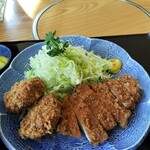 とんとん農場レストラン - ロース&ヒレカツアップ