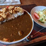 さくらの樹 - 唐揚げカレーサラダ付き900円