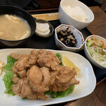 Oshokujidokoro Kikko - からあげ定食1045円