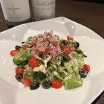 Prosciutto caesar salad