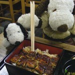 亀の池 浪速 - 学問の神様・大阪天満宮の近くなので、受験祈願で天満宮に来たら、うなぎを食べて栄養をつけるのもいいね・・・ボキもお受験の時はそうしよ～っと。ちびつぬ「つぬっこちゃんってお受験するの？？」