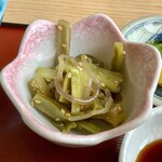 Kihachisou - 鉄火丼(1,400円/税込)につく小鉢