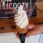コージー ジューススタンド - 米麹甘酒ソフトクリーム①
