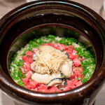 USHIGORO S. - 牡蠣とヒレの土鍋ご飯