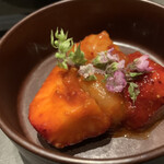 北海道焼肉 北うし - 牡丹海老とあまおう苺のキムチ
