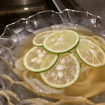 北海道焼肉 北うし - 酢橘冷麺