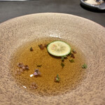 北海道焼肉 北うし - びえい和牛サーロイン　出汁しゃぶ