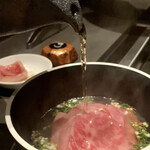 北海道焼肉 北うし - 和牛肉茶漬け