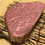 北海道焼肉 北うし - 知床和牛フィレ　シャトーブリアン（本わさび　岩塩　北うし醤油）