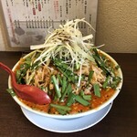 いちのじ食堂 - ニラ味噌らーめん(辛め)大盛り