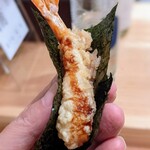 鮨おにかい - 海老天巻き（みやしろの海老天）