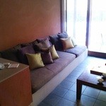 星のや軽井沢 - 庭路地メゾネットのリビング