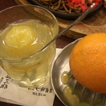 Sakana Tonya Uoichi Shouten - 氷がジュースで出来てる。お酒が薄くならない♪
