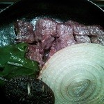 信州牛の炭火焼き