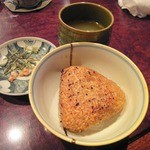 炭火割烹 蔓ききょう - 焼きおにぎり