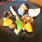 炭火割烹 蔓ききょう - 初冬野菜盛合