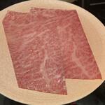 北海道焼肉 北うし - びえい和牛サーロイン　出汁しゃぶ