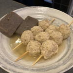 花くじら - こんにゃく、つくね