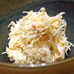 三谷 - 網走の毛蟹　イラン産のベルーガホワイトキャビアと共に