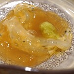 三谷 - 淡路島の白魚の卵黄〆