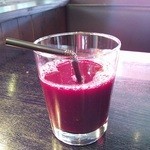 せきれい橋 川上庵 - ブルーベリージュース６００円。