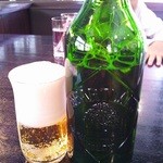 せきれい橋 川上庵 - ハートランド６５０円。