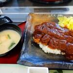 東京 田村 - かつめしと白味噌汁