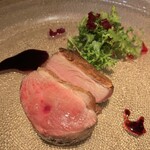 Le Petit Courageux - 妻のメイン　鴨のロースト　バルサミコと赤ワインのソース