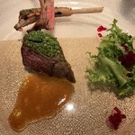 Le Petit Courageux - 私のメイン　骨付き子羊のロースト