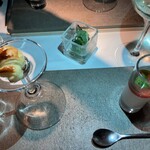 Le Petit Courageux - 妻の前菜　地鶏レバー