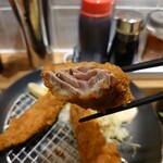 魚河岸 脳天屋 - 鮪脳天のフライ(22-04)