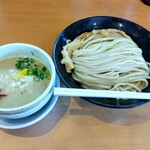 麺堂 稲葉 古河本店 - 鶏白湯つけ麺（塩、大盛り）