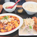 中華料理 四川火鍋 楽蜀 - Ａランチ（麻婆豆腐）