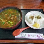 伊豫屋 - カレーうどんにセットはないそうです。